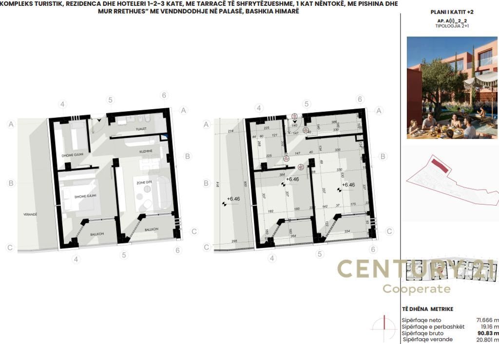APPARTAMENTO 2+1 IN VENDITA IN "IONIAN PALASE"