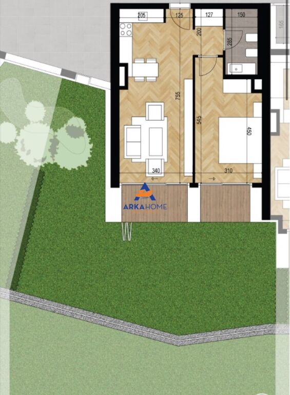 VENDESI APPARTAMENTO 1+1+VERANDA "GREEN COST 2" 450.000 EURO