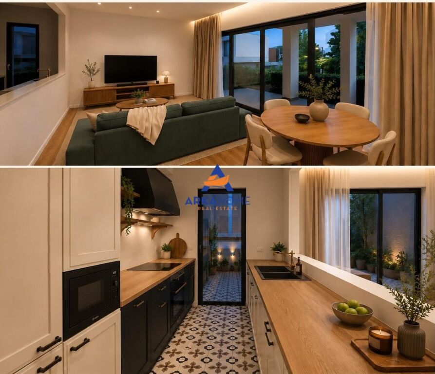 AFFITTASI APPARTAMENTO 2+1+ CORTILE + VERANDA "SUL LAGO DI FARKA" 1200 EURO