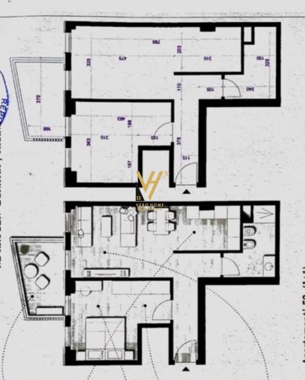 SHITET APARTAMENT 1+1+BLK NE DON BOSKO 147.000 EURO