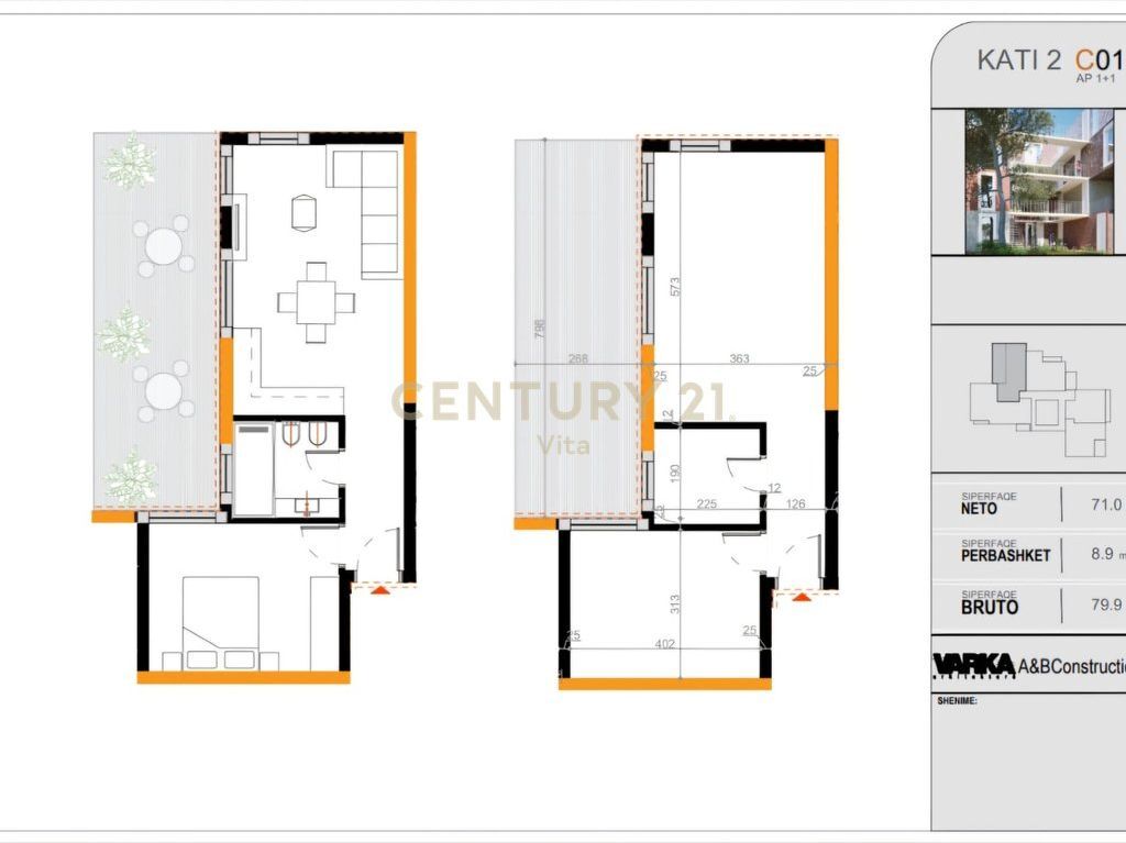 APPARTAMENTO 1+1 – BAIA DI LALËZI |Residenza VARKA
