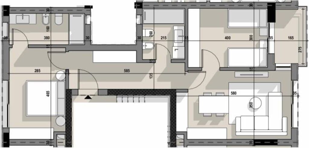 For sale Apartment 2+1+2 in Ajka Complex, 5 Maji Street ID 5638