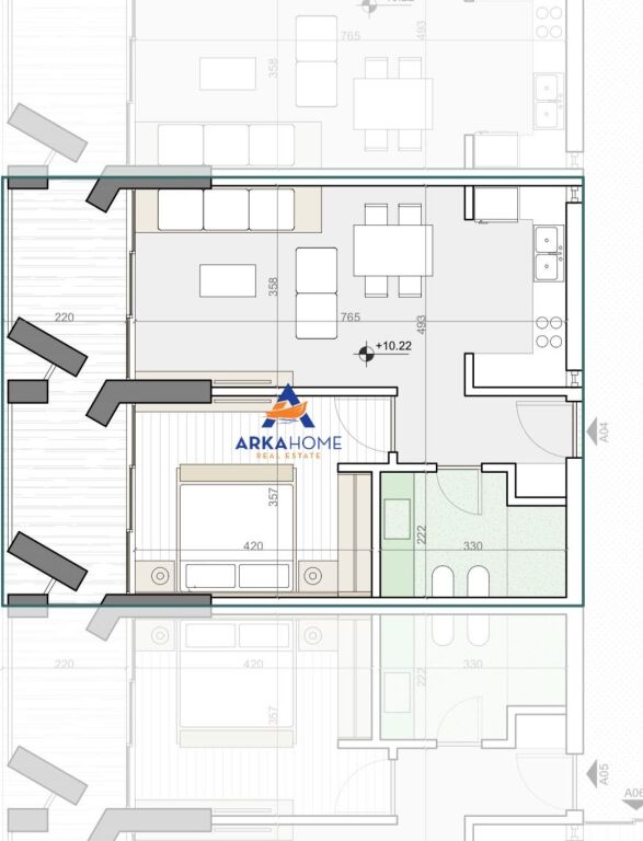 SHITET APARTAMENT 1+1 "GLOW TOWER" CMIMI SIPAS KERKESES
