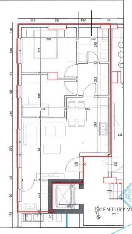 Apartment 2+1+2+ Parking Space for Sale, "Xheluks" Residence