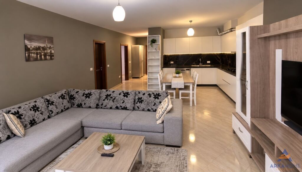 FOR SALE APARTMENT 2+1+BALCONY " FRATARI COMPLEX, NEW RING " 17200000 LEK