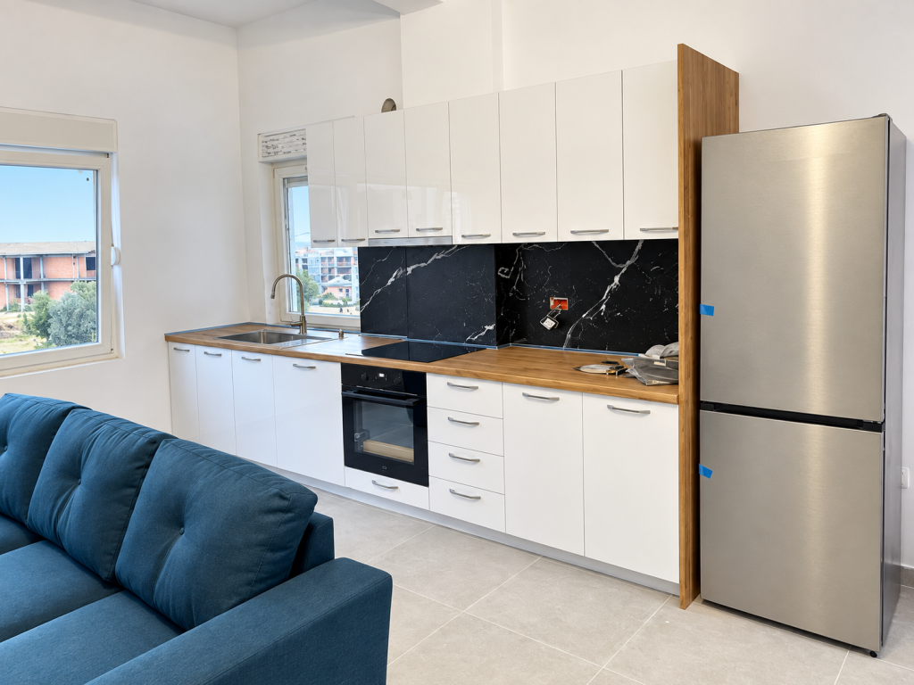 APARTMENT 2+1+ PARKING SPACE FOR RENT – FARKË, TIRANA