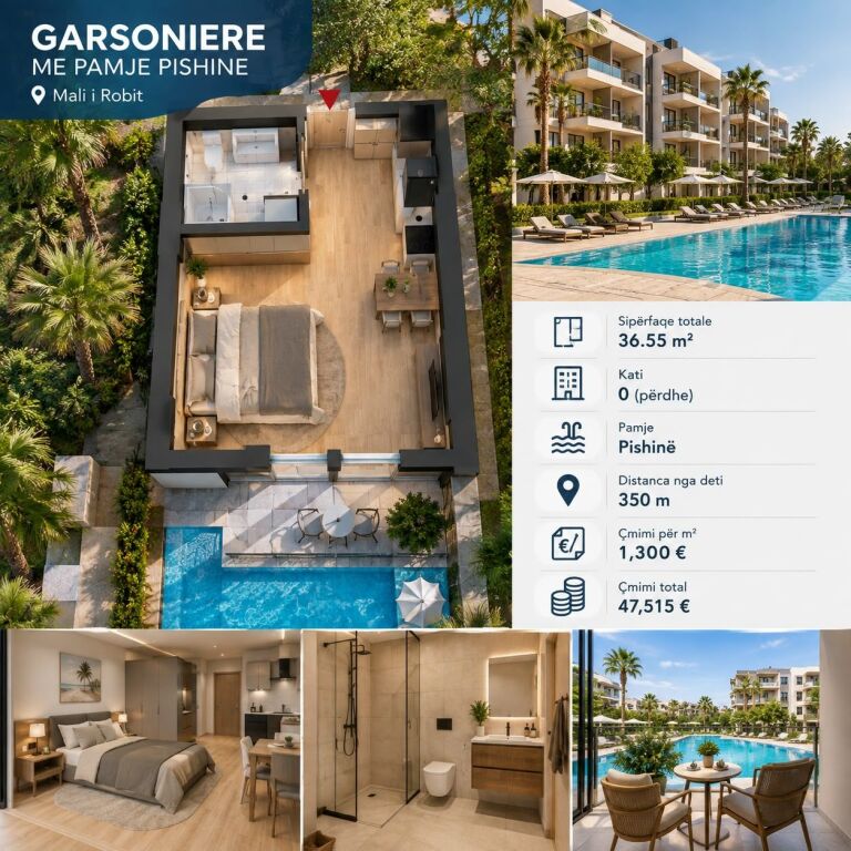 SHITET GARSONIERE ME PAMJE PISHINE – MALI I ROBIT!
