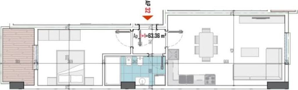Hima Residence, Paskuqan Apartment 1+1