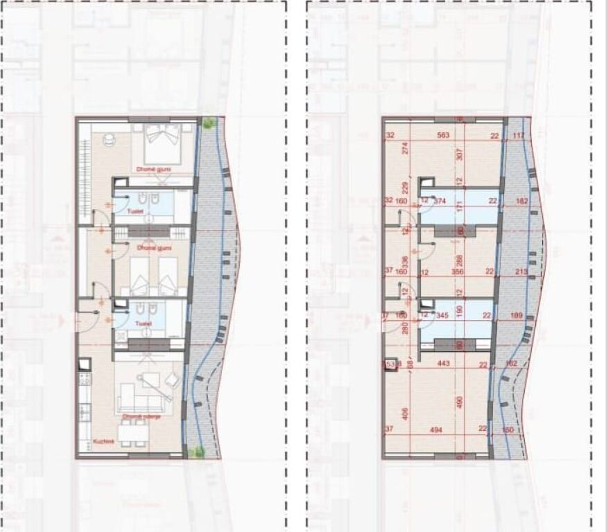 Apartament 2+1 ne Shitje Top Seven Tower