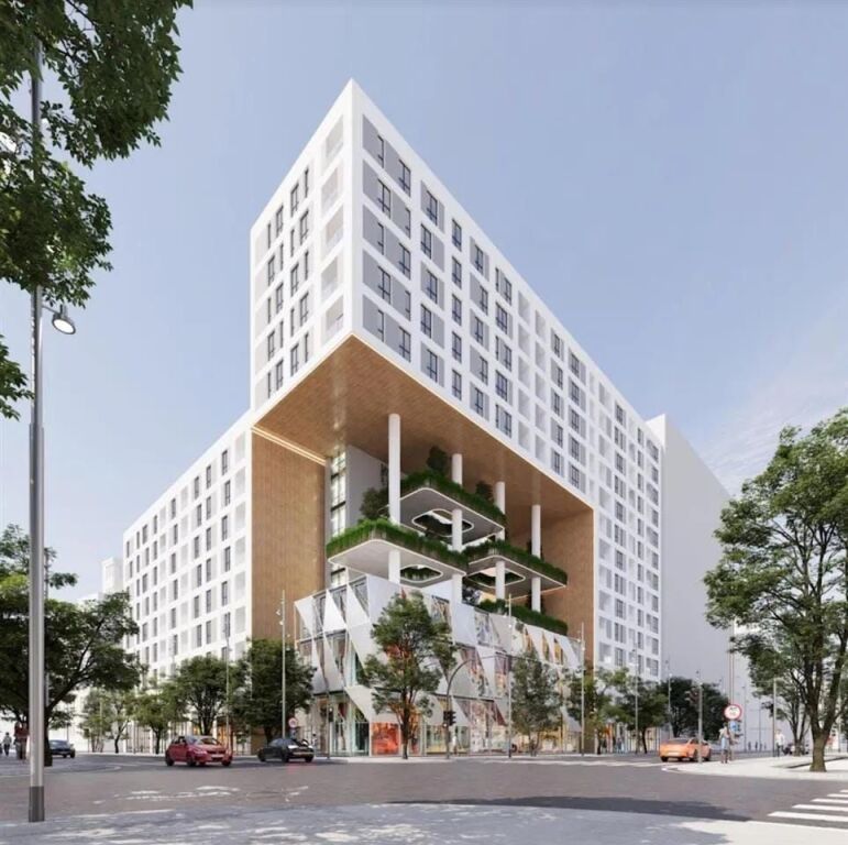 Bulevardi i Ri, tek San Paulo Boulevard Rezidence shitet apartament 1+1 Tirana ID 5661