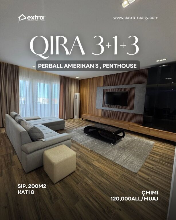 Apartment 3+1+3 for Rent