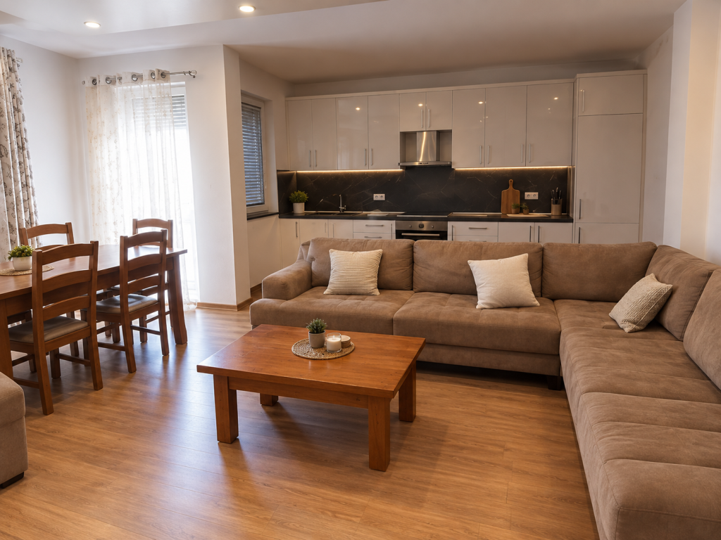 Qira, Apartament 2+1+Blk, 5 Maji, 60.000 Leke/muaj