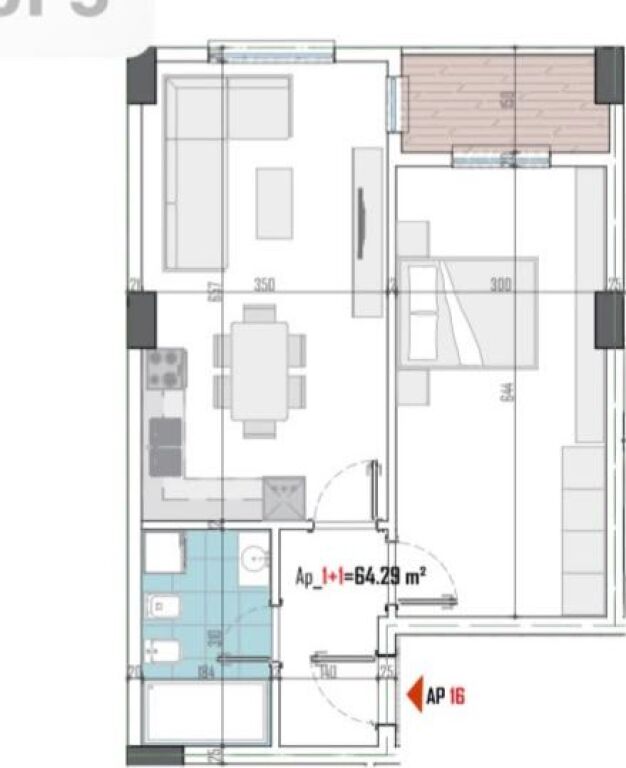 Hima Residence, Paskuqan Apartment 1+1