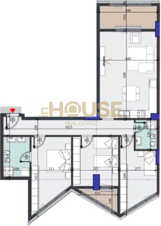 APARTMENT 3+1 +2 FOR SALE AT COLONNADE RESIDENCE