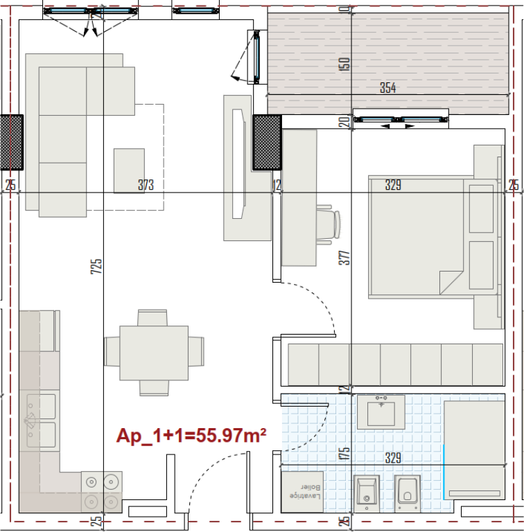 Apartament 1+1