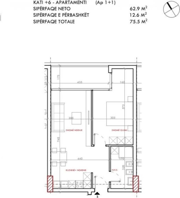 VENDESI APPARTAMENTO 1+1 – ASTIR, VICINO VILLES L ID 5671