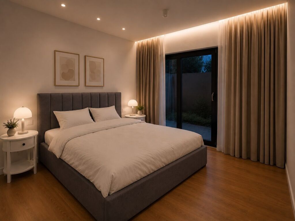 Apartament 2+1 me oborr &amp; post parkimi me qira – O2 Residence, Farkë !
