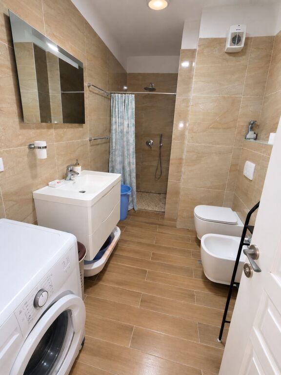 # FOR RENT: 2+1+2 Balconies 📍 Golden Park Residence (Opposite American Hospital 3) - 65,000 ALL/Month - AREA 100m² - 5th Floor - Orientation: SOUTH 🌞 - New Building
