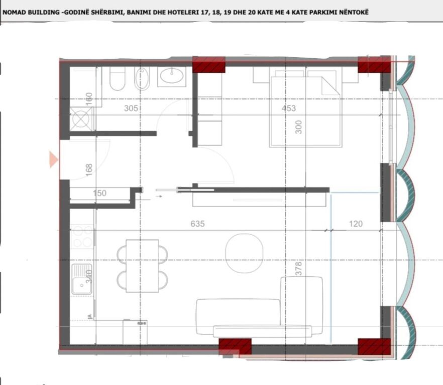 🏢 SHITET | APARTAMENT 1+1 – NOMAD BUILDING