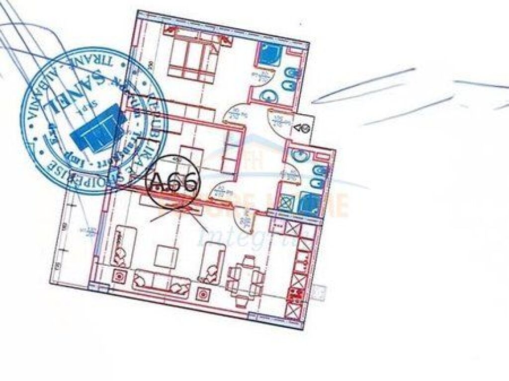 Shitet, Apartament 2+1+2, Rezidenca Space City, Tiranë.  