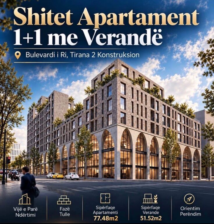 ❗️SHITET APARTAMENT 1+1 BULEVARDI I RI❗️