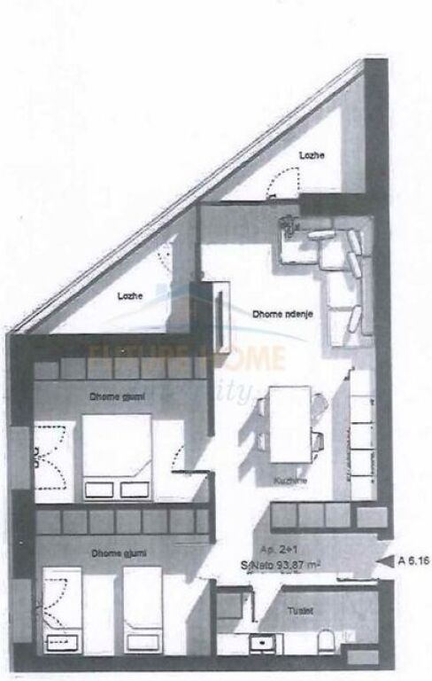 In vendita, Appartamento 2+1, Fati Residence, Tirana.