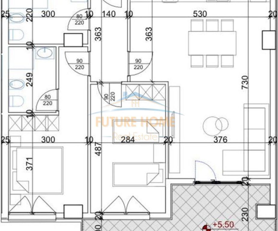 Shitet,Apartament 2+1+2,Aura Residence,Rruga Dritan Hoxha,Laprakë.