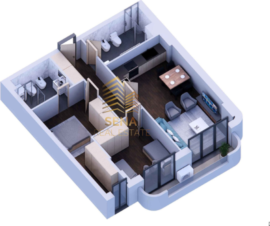 In vendita, Appartamento 2+1+2+blk, Via Dibra – Dietro American II, 1800 Euro/ m²