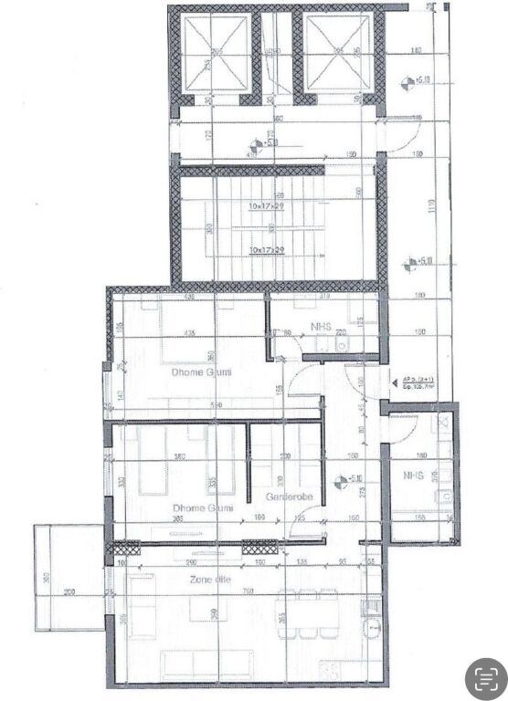 APARTAMENT 2+1 SAUK PER SHITJE
