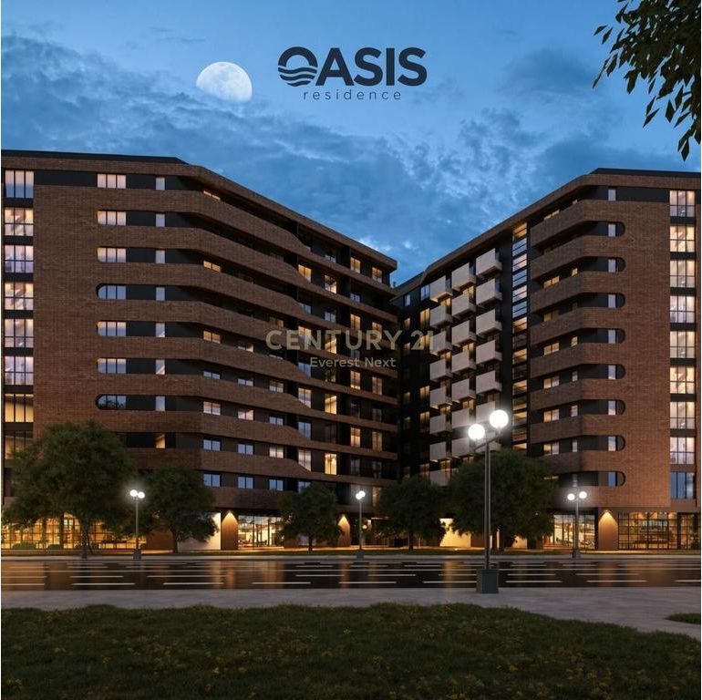 Shitet, Apartament 1+1, Oasis Residence, Tiranë.