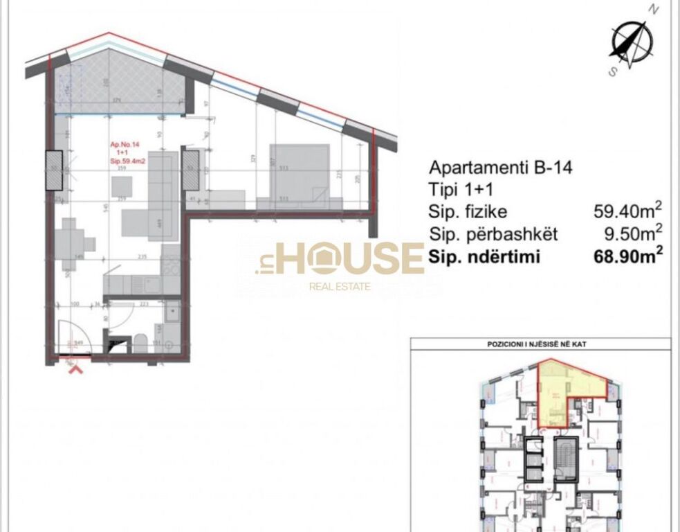 APARTAMENT 1+1 NE SHITJE TE FARMACIA 10