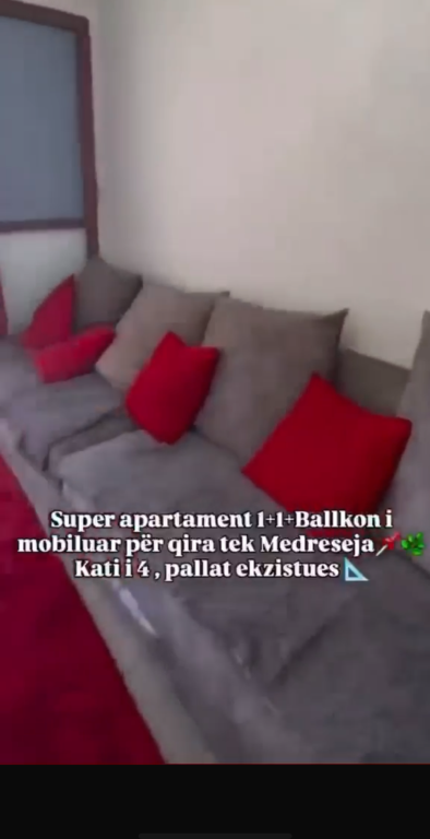Apartament 1+1 per qera tek Medreseja !
