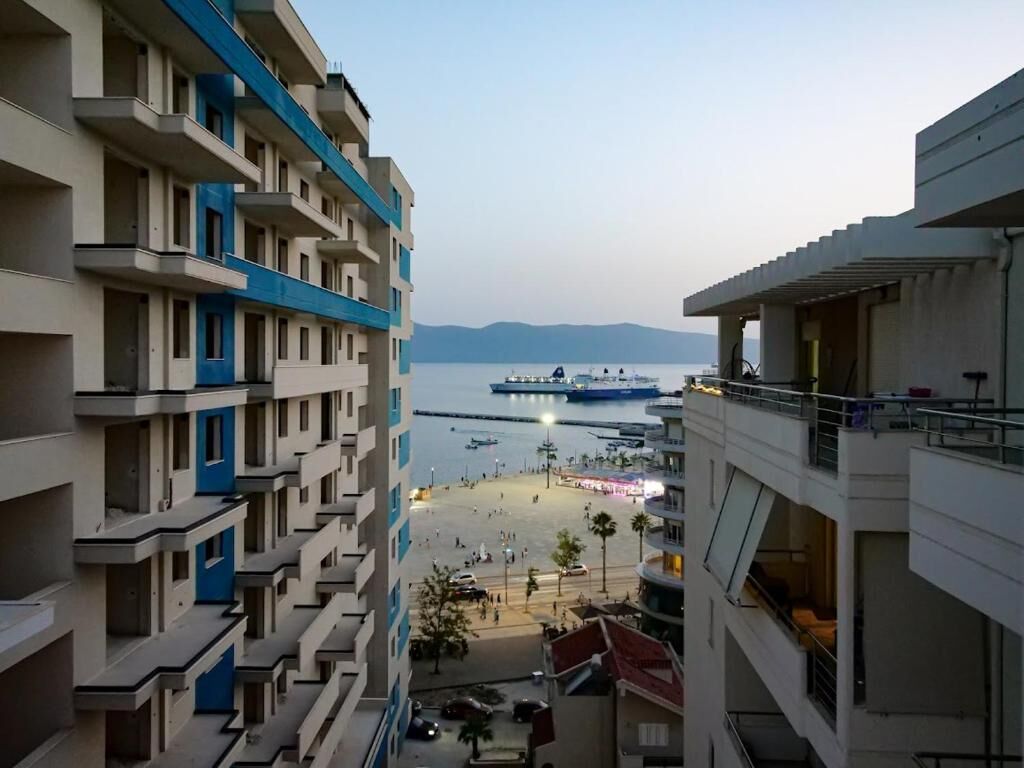 In affitto, appartamento 3+1, con vista panoramica nella città di Vlora.