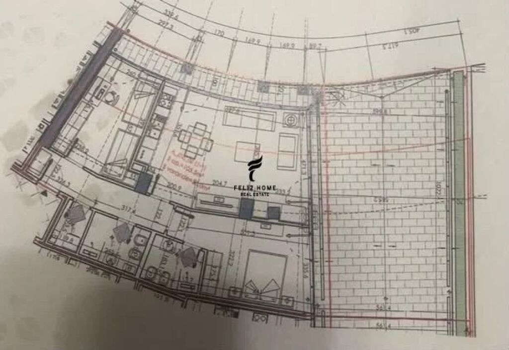 OFFICE FOR RENT 125 M2 TIRANA LAKE 2000 EURO FH-95291