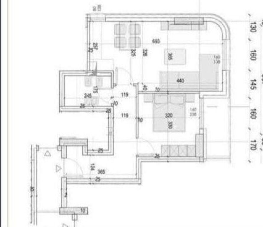 Apartament 1+1 te Corner Residence( prane Delijorgjit )