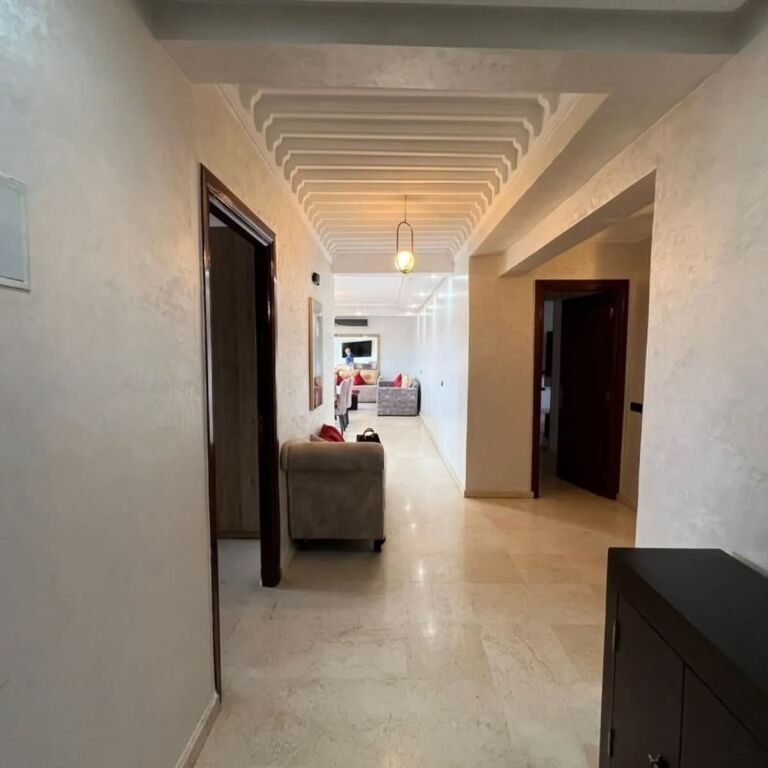 Near the American embassy, a 2+1+2 apartment is for rent.
