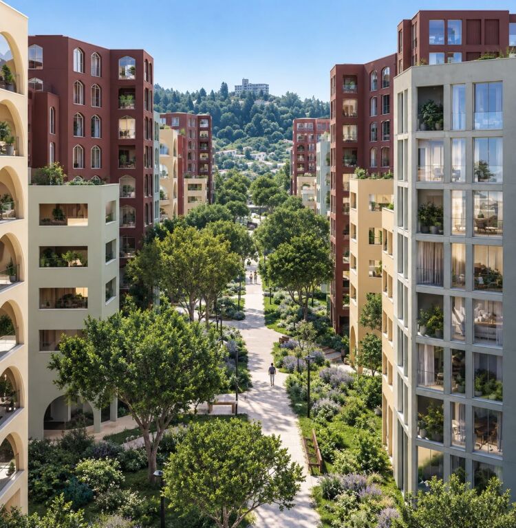 Shitet Apartament 2+1 tej River Park Residence – pranë Casa Italia