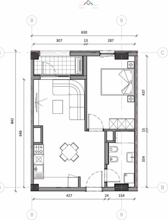 Apartment For Sale 1+1 In Ali Dem ( ID B110536) Tirana