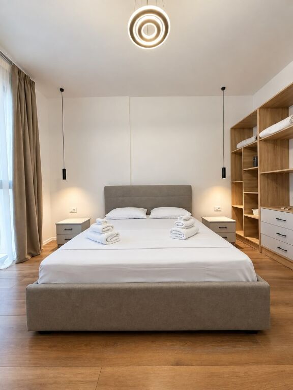 ME QERA: 1+1📍Galeria Roma (Rezidence Luksoze✨️ Rr. E Kavajes ) || 85,000 Leke/Muaj - Pallat V.2025 - KT.4 - SP.90m² || E Pa Banuar 100% E Re
