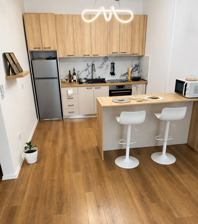 ME QERA: 1+1📍Galeria Roma (Rezidence Luksoze✨️ Rr. E Kavajes ) || 85,000 Leke/Muaj - Pallat V.2025 - KT.4 - SP.90m² || E Pa Banuar 100% E Re