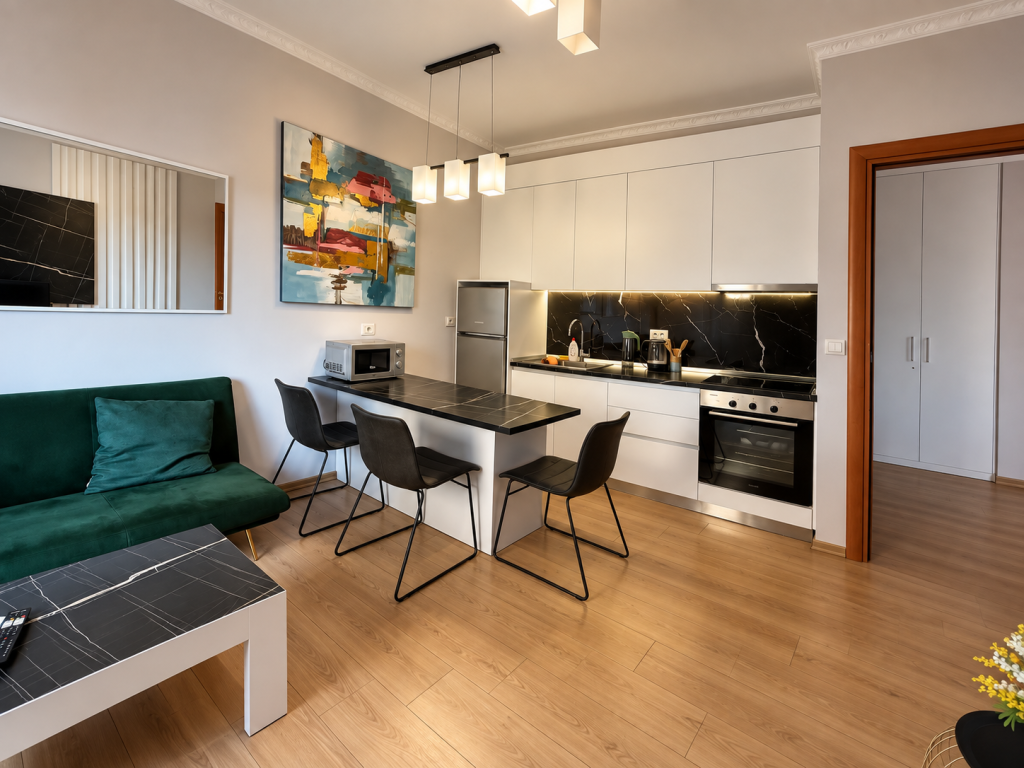 Apartment 2+1 for rent near Pazari i Ri