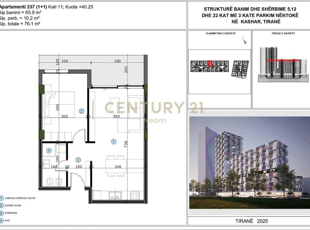 FOR SALE 1+1 APARTMENT WITH QUALITY &amp; MODERN CONSTRUCTION, MOA RESIDENCE - BEHIND CASA ITALIA 95,125 €
