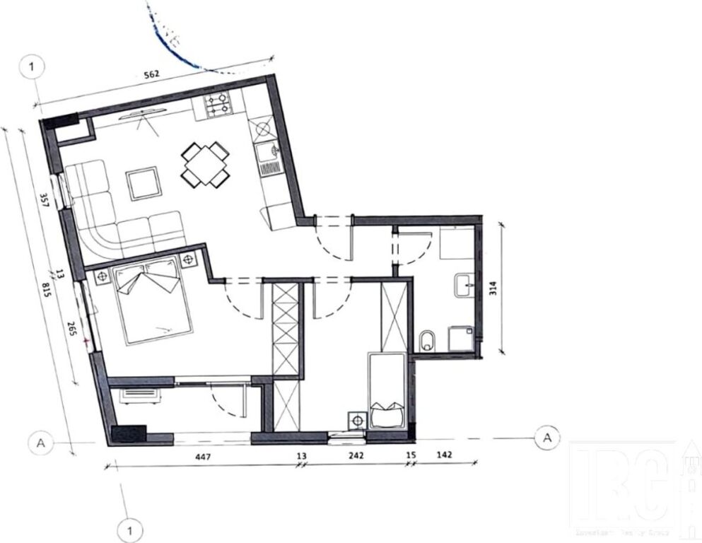 Okazion! Apartament 2+1 tek Rezidenca Kaimi ne Ali Dem