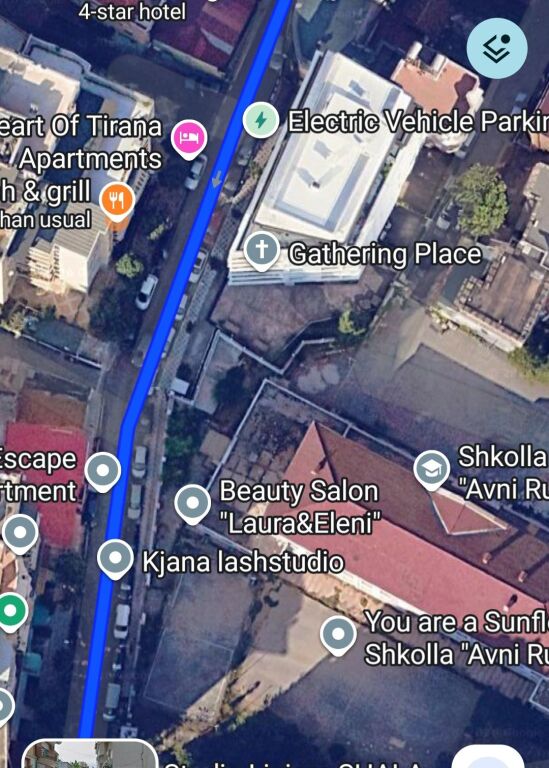 Jepet me qera  Garsoniere  37 m2 Rruga e Bogdaneve