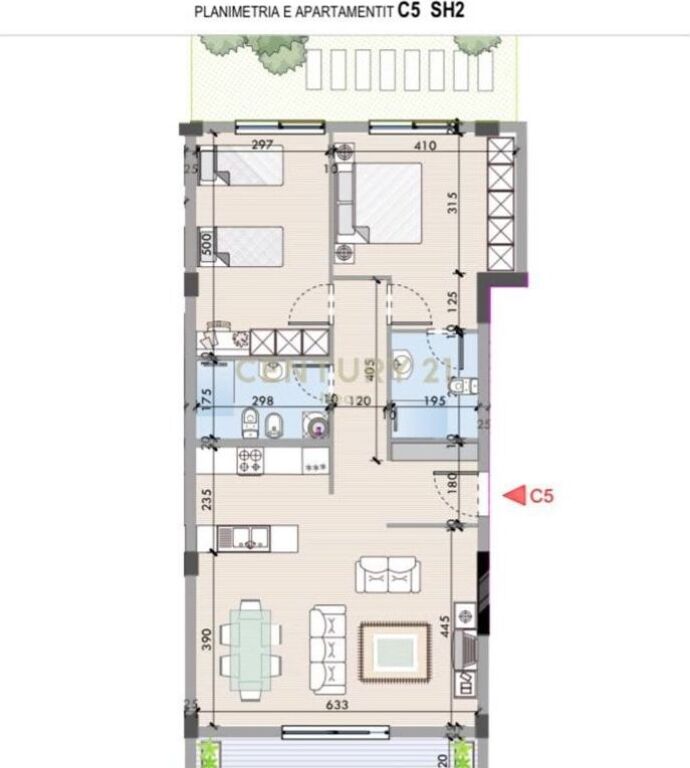 Luxury Apartment 2+1+2 with Veranda for Sale | TEG – Sofia Residence