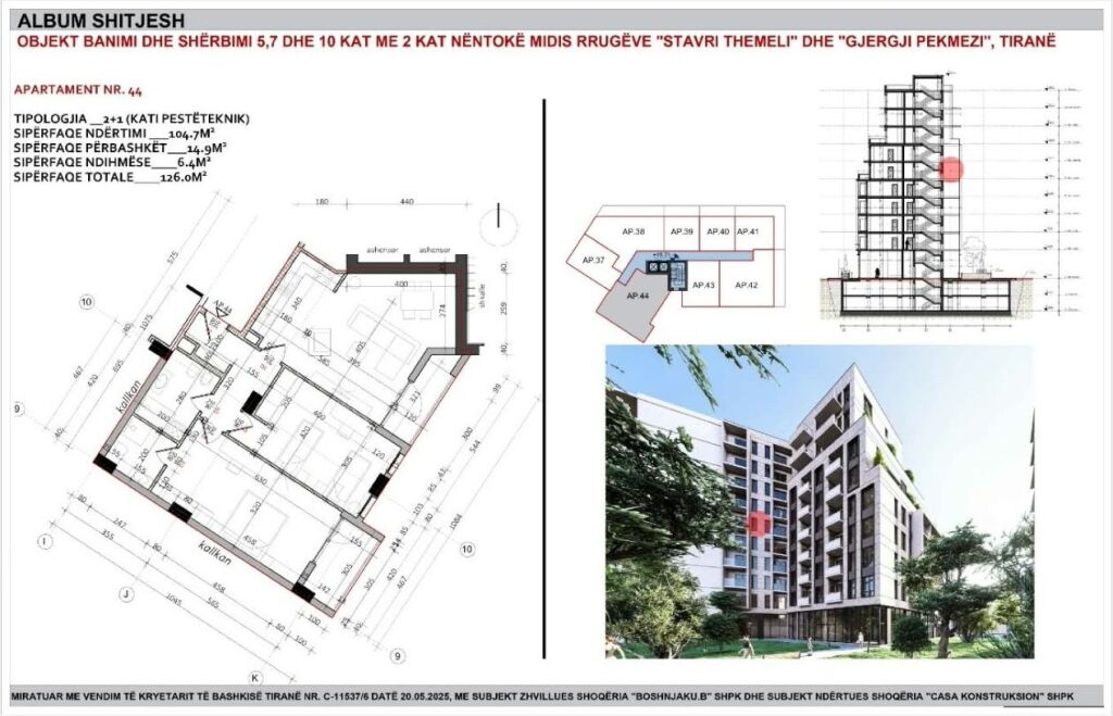 Vendita | Apartament 2 + 1 | 21 Dhjetori | 227000 €