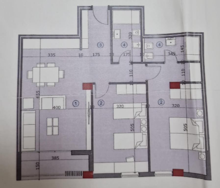 Apartament 2+1+2 Për Shitje në Ali Demi, Tiranë 