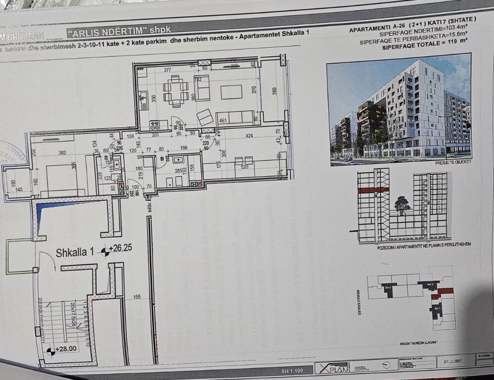 Shesim Apartament 2+1+2 square 21