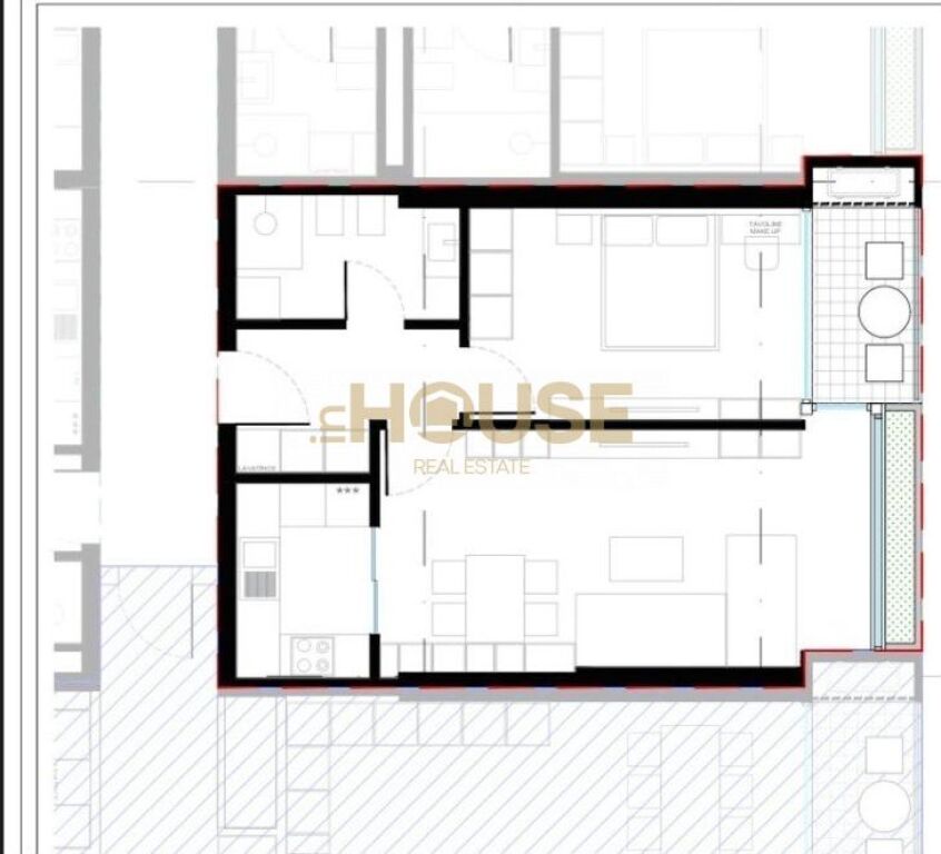 APARTAMENT 1+1 NE SHITJE TE ZOGU I ZI