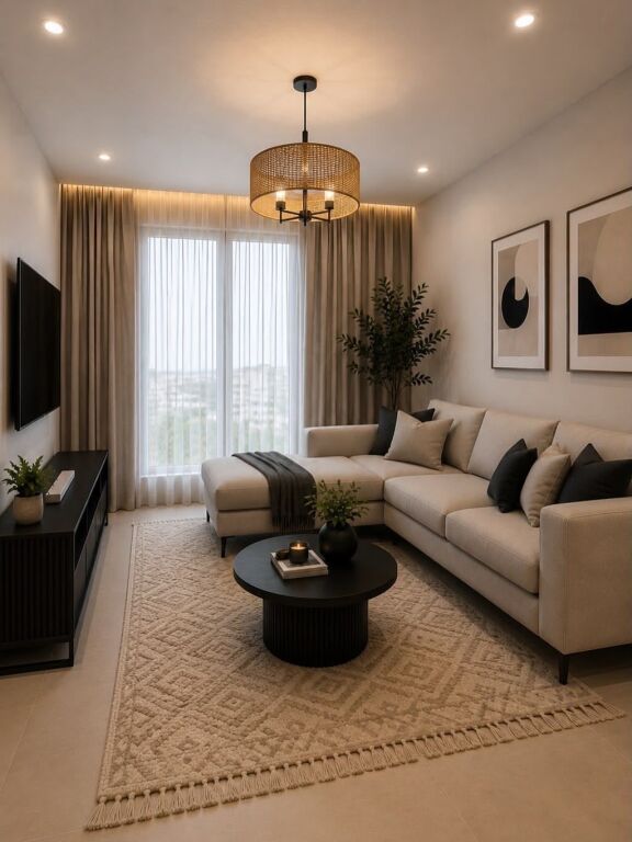 Quantum Residence/PANORAMA Street, Modern 1+1 apartment with parking space for rent.